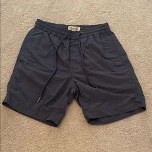 Mens XS navy blue madewell shorts